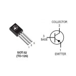 BD135 - 1.5A 45V NPN - TO126 Transistör BD135 - 1.5A 45V NPN - TO126 Transistör