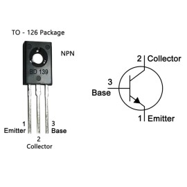 BD139 Transistör BJT TO126 1.5A 80V - NPN