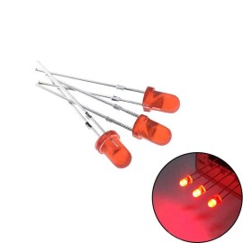 5mm Kırmızı Led 10 Adet