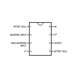 LM741CN OpAmp Entegresi Dip8