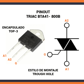 ST BTA41-800B Triyak 40A 800V