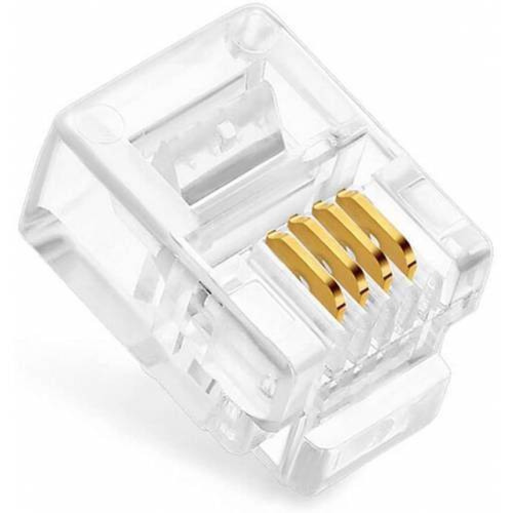 RJ-11 4 Pinli Telefon Jak Konnektörü RJ-11 4 Pinli Telefon Jak Konnektörü