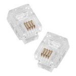 RJ-11 4 Pinli Telefon Jak Konnektörü RJ-11 4 Pinli Telefon Jak Konnektörü