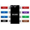 DS1302 Smd RTC Gerçek Zaman Entegresi Soic-8