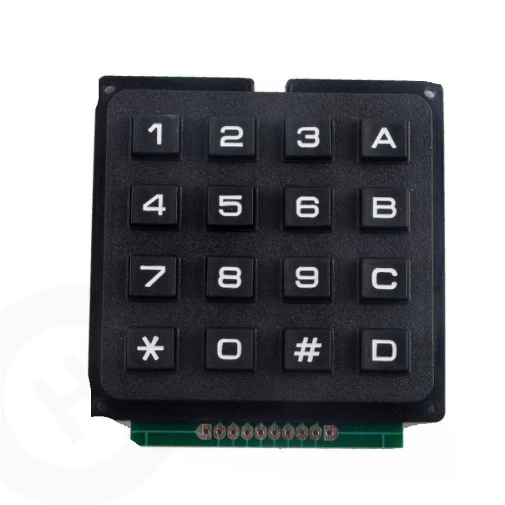 Keypad 4X4 Siyah