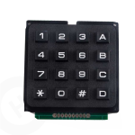Keypad 4X4 Siyah