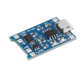 TP4056 1A - Lipo Lithium Şarj Korumalı Modülü mikro USB