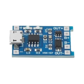 TP4056 1A - Lipo Lithium Şarj Korumalı Modülü mikro USB