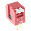 2 li Dip Switch 2.54mm ON-OFF 90 Derece