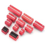6 lı Dip Switch 2.54mm ON-OFF