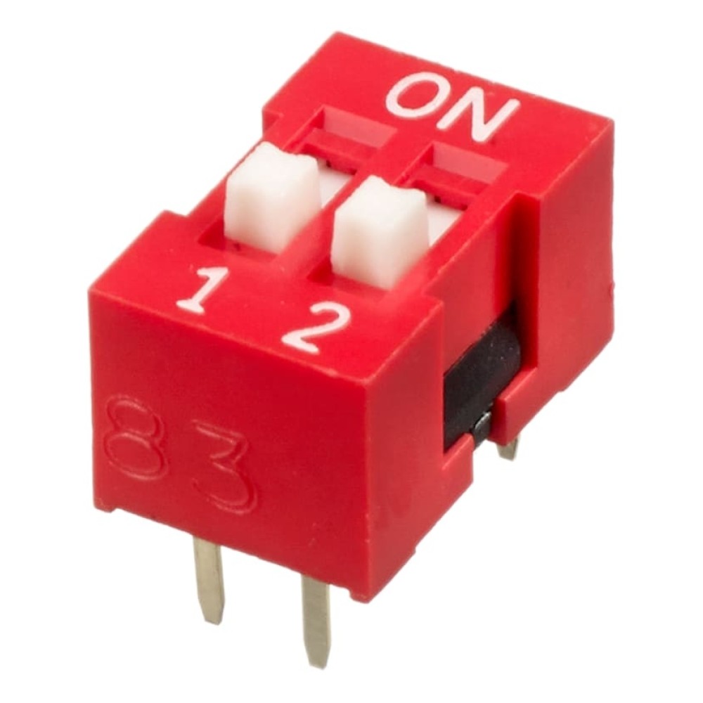 2 li Dip Switch 2.54mm ON-OFF