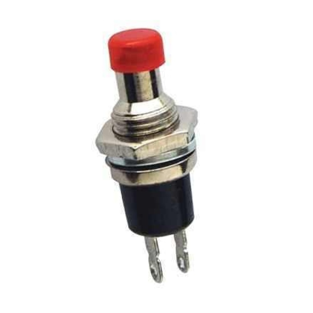IC-177 Buton Ø7mm Diyafon, Kırmızı