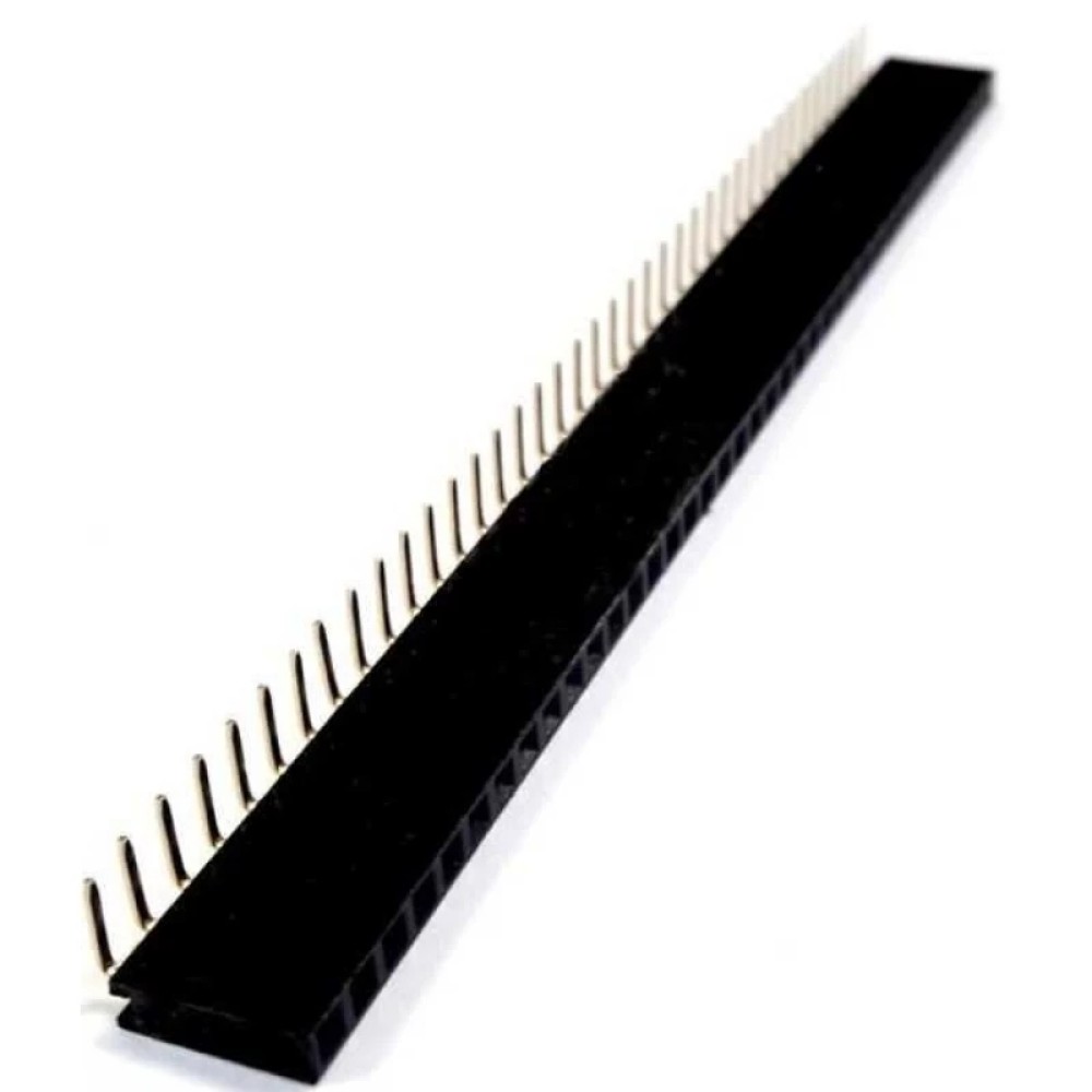 1x40 Pin Dişi Header 2.54mm 90 Derece