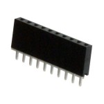 1x9 Pin Dişi Header 2.54 mm 180 derece