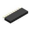 1x9 Pin Dişi Header 2.54 mm 180 derece