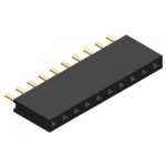 1x10 Pin Dişi Header 2.54 mm 180 derece 1x10 Pin Dişi Header 2.54 mm 180 derece