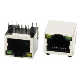 RJ45 8P8C Dişi Metal 90C