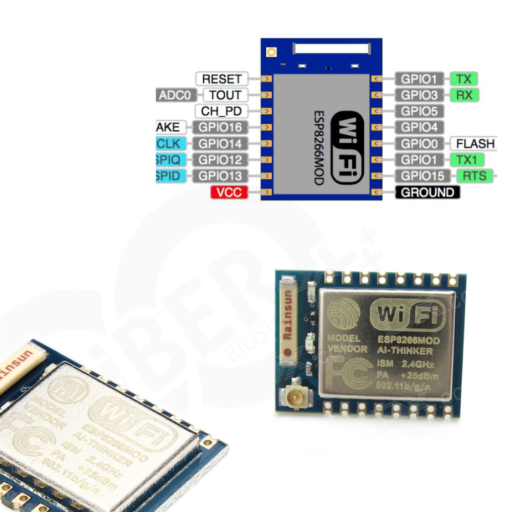 ESP8266 Wifi Modülü Kartı ESP-07