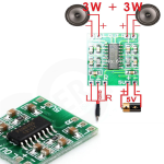 PAM8403 3W 2 Kanal Mini Amfi Devresi PAM8403 3W 2 Kanal Mini Amfi Devresi