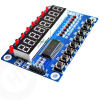 TM1638 Modülü Anahtar Ekran AVR Arduino 8-Bit Dijital LED Kartı