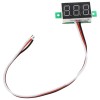 DC 0-100V Voltmetre YEŞİL