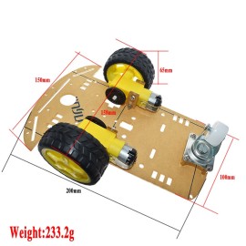 2WD Robot Araba Kiti