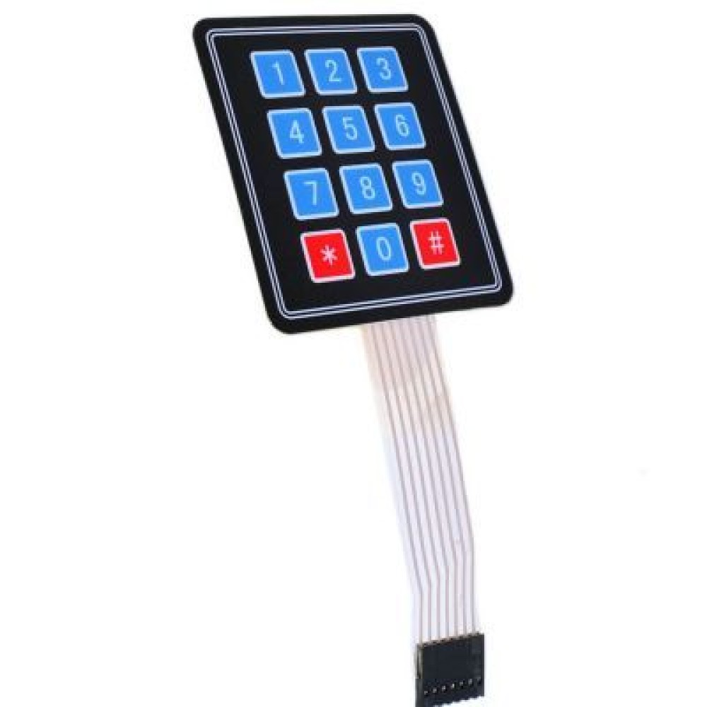 3x4 Membran Tuş Takımı 3x4 Membran Tuş Takımı