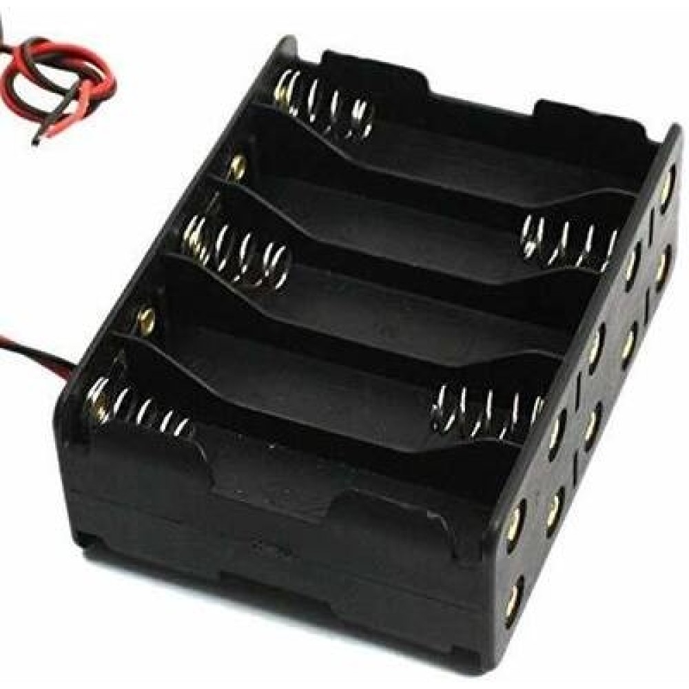 AA Tipi 10'lu Pil Tutucu AA Tipi 10'lu Pil Tutucu