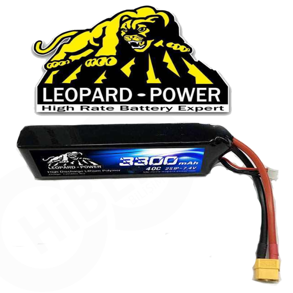 2s 3300mah 40C Lipo Batarya 7.4V Pil