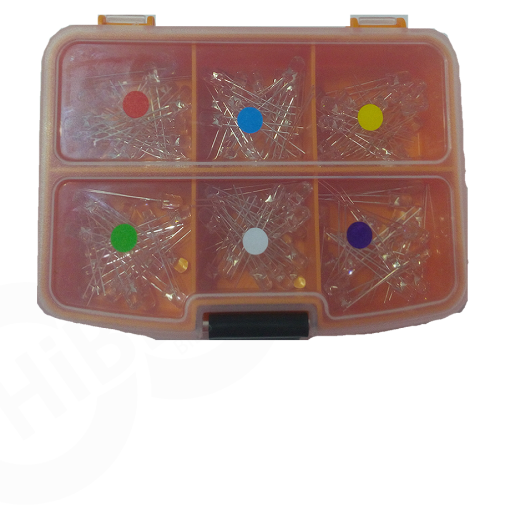 Led Paketi Şeffaf 150 Adet 6 Renk (UV Set)