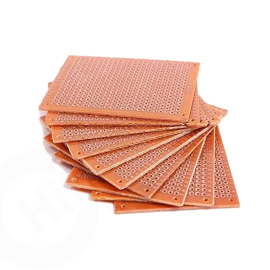 5x5 cm Delikli (Bakır) Pertinaks Tek Yüzlü
