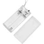 2li Pil Kutusu Kapaklı Swiçli Şeffaf