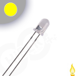 5mm Mum Led Sarı 10 Adet