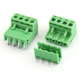 4 Pin 5.08mm 90° Klemens Takım