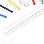 1x40 Pin Erkek Header Beyaz 2.54 mm 180 derece