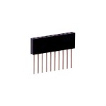 1x10 Pin Stackable Header 2.54 mm 11mm 1x10 Pin Stackable Header 2.54 mm 11mm
