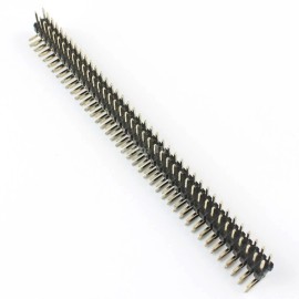 2x40 Pin Erkek Header 2.54mm 90 Derece