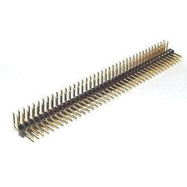 2x40 Pin Erkek Header 2.54mm 90 Derece