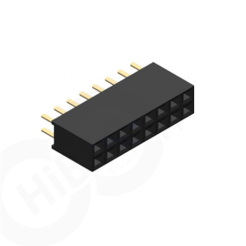 2x8 Pin Dişi Header 2.54mm 180 Derece