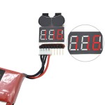 Lipo Tester Batarya Pil Voltaj Seviye Voltmetre Alarmlı Lipo Tester Batarya Pil Voltaj Seviye Voltmetre Alarmlı