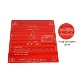 MK2B 12V-24V Kırmızı Isıtıcı Tabla Heatbed