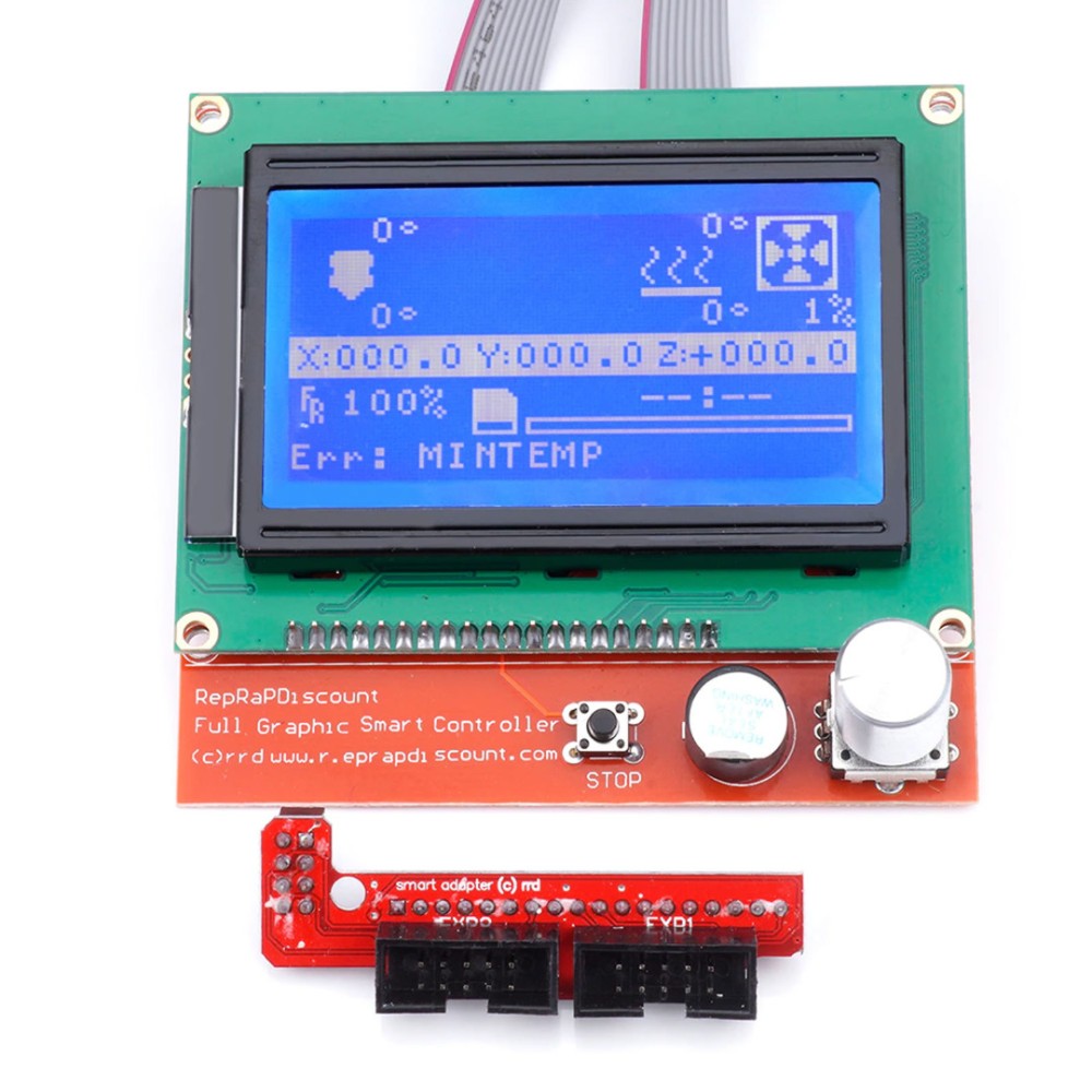 12864 Grafik LCD Akıllı Kontrol Birimi RAMPS 1.4 12864 Grafik LCD Akıllı Kontrol Birimi RAMPS 1.4