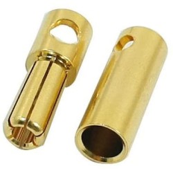 Banana Bullet Plug 5mm - 1 çift