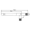 Gsm Male Anten SMA L=108MM