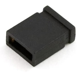 Jumper 2 Pin 2.54MM CLOSED 6.0MM Siyah