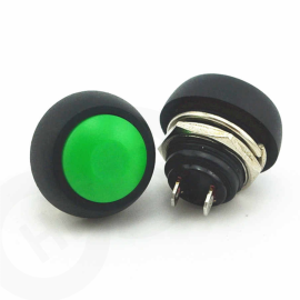 Push Buton Oval Yeşil PBS-33B