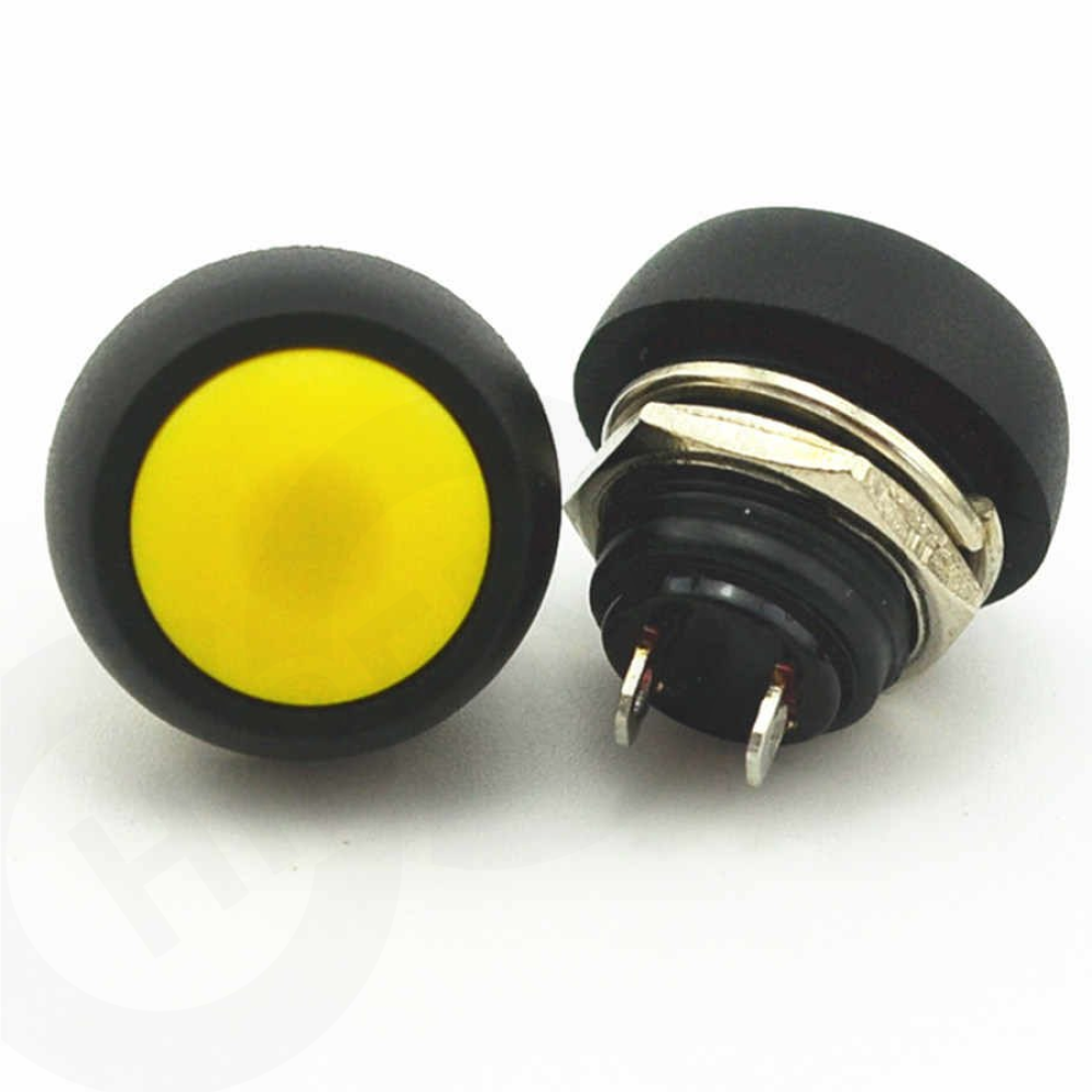 Push Buton Oval Sarı PBS-33B