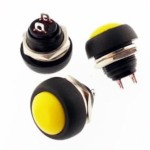 Push Buton Oval Sarı PBS-33B