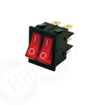 6Pin İkili Işıklı Anahtar ON-OFF 6Pin İkili Işıklı Anahtar ON-OFF