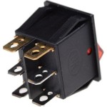 6Pin İkili Işıklı Anahtar ON-OFF 6Pin İkili Işıklı Anahtar ON-OFF